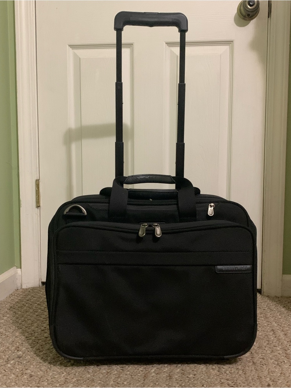 Briggs & Riley Black 2 Wheel Rolling Cabin Bag BR212x-4 Carry On Size 
Luggage